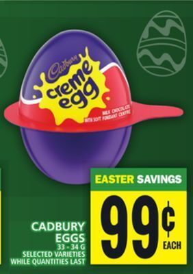 Food Basics Cadbury eggs offer