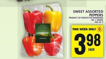Food Basics Sweet assorted peppers offer