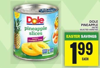Food Basics Dole pineapple offer