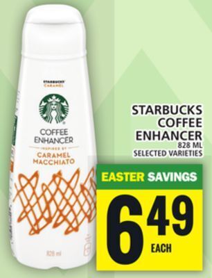 Food Basics Starbucks coffee enhancer offer