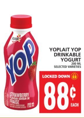 Food Basics Yoplait yop drinkable yogurt offer