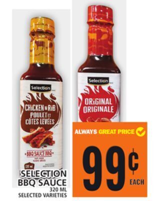 Food Basics Selection bbq sauce offer