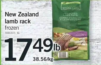 Fortinos New zealand lamb rack offer