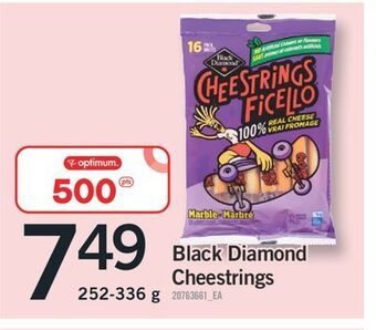 Fortinos Black diamond cheestrings, 252-336 g offer