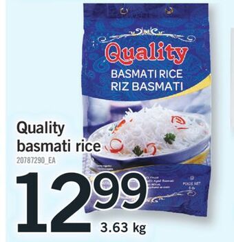 Fortinos Quality basmati rice, 3.63 kg offer