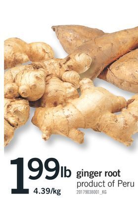 Fortinos Ginger root offer