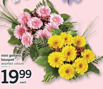Fortinos Mini gerbera bouquet offer