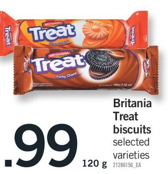 Fortinos Britania treat biscuits, 120 g offer