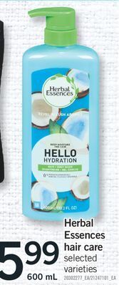 Fortinos Herbal essences hair care, 600 ml offer