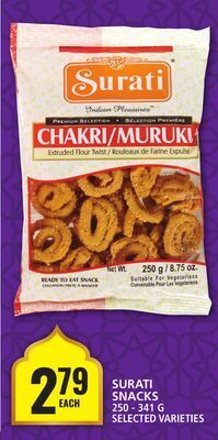 Food Basics Surati snacks offer