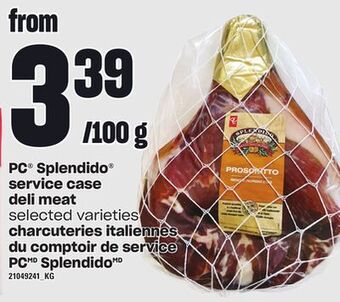 Independent Grocer Pc® splendido® service case deli meat offer