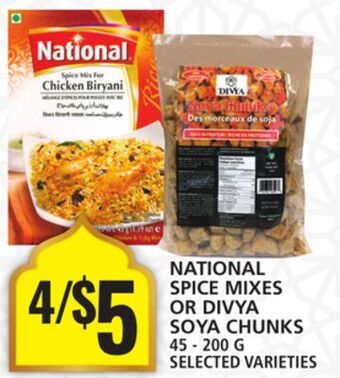 Food Basics National spice mixes or divya soya chunks offer