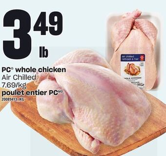 Independent Grocer Pc® whole chicken offer