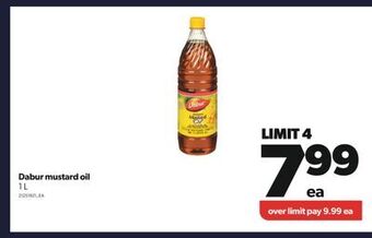 Real Canadian Superstore Dabur mustard oil, 1 l offer