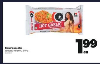 Real Canadian Superstore Ching's noodles, 240 g offer