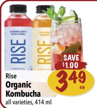 Farm Boy Rise organic kombucha offer