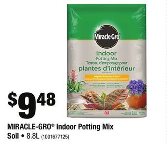 Home Depot Miracle-gro® indoor potting mix soil offer