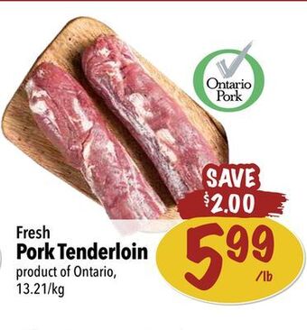 Farm Boy Fresh pork tenderloin offer