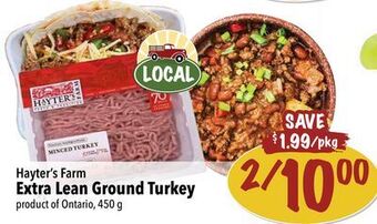 Farm Boy Hayter's farm extra lean ground turkey offer