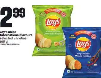 Zehrs Markets Lay's chips international flavours, 165 g offer