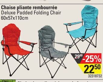 Sushi Shop Deluxe padded folding chair offer