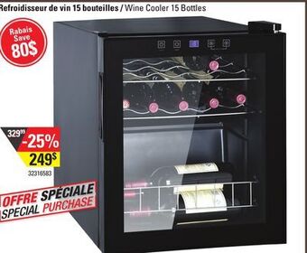 Sushi Shop Wine cooler 15 bottles offer