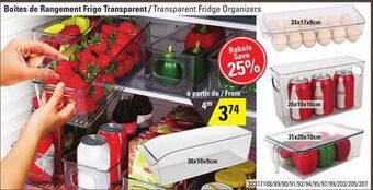 Sushi Shop Transparent fridge organizers offer