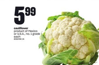 Loblaws Cauliflower offer