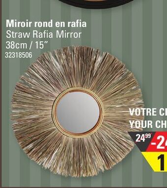 Sushi Shop Straw rafia mirror offer