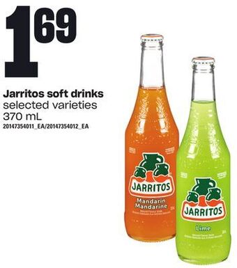 Loblaws Jarritos soft drinks, 370 ml offer