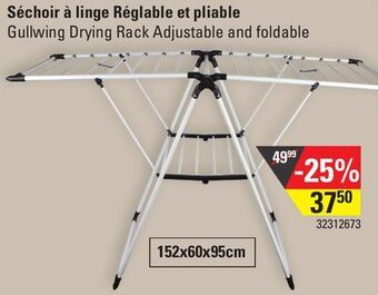 Sushi Shop Gullwing drying rack adjustable and foldable offer