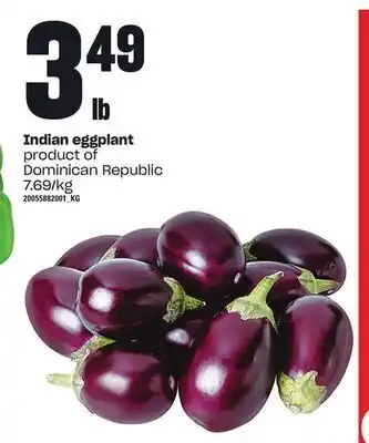 Loblaws Indian eggplant offer