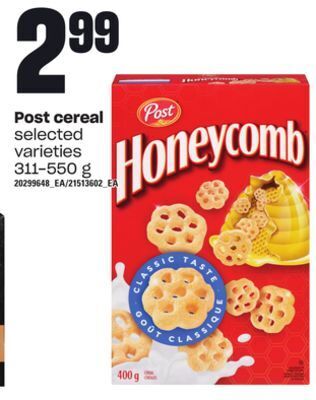 Zehrs Markets Post cereal, 311-550 g offer