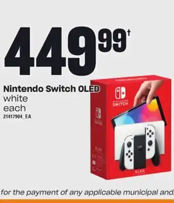 Zehrs Markets Nintendo switch oled offer
