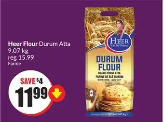 Chalo FreshCo Heer flour durum atta 9.07 kg offer