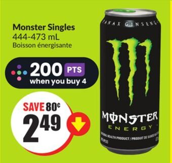 Chalo FreshCo Monster singles 444-473 ml offer