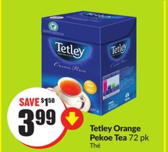 Chalo FreshCo Tetley orange pekoe tea 72 pk offer