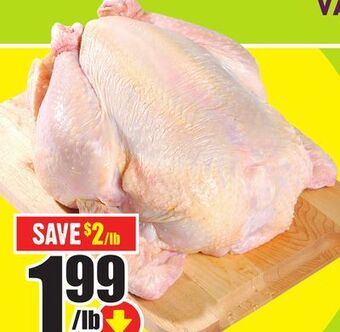 Chalo FreshCo Fresh whole chickens 4.39/kg offer
