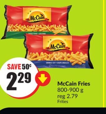 Chalo FreshCo Mccain fries 800-900 g offer