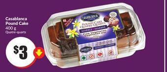 Chalo FreshCo Casablanca pound cake 400 g offer