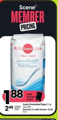 Chalo FreshCo Lantic granulated sugar 2 kg offer