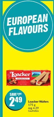 Chalo FreshCo Loacker wafers 175 g offer
