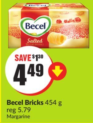 Chalo FreshCo Becel bricks 454 g offer