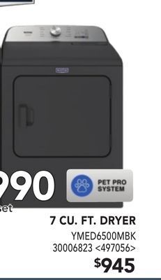 RONA Maytag 7 cu.ft. dryer offer