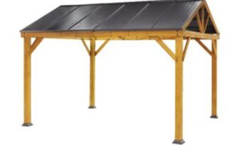 RONA 10' x 12' wooden hard top gazebo offer