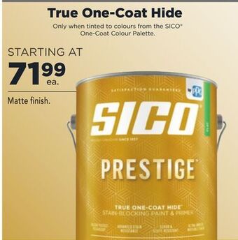 RONA Sico prestige interior paint offer