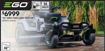 RONA Ego "z6" zero-turn lawn tractor offer