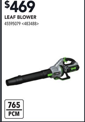 RONA Ego leaf blower offer