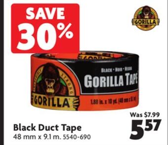 Home Hardware Black duct tape offer