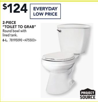 RONA Project source 2-piece "toilet to grab" offer